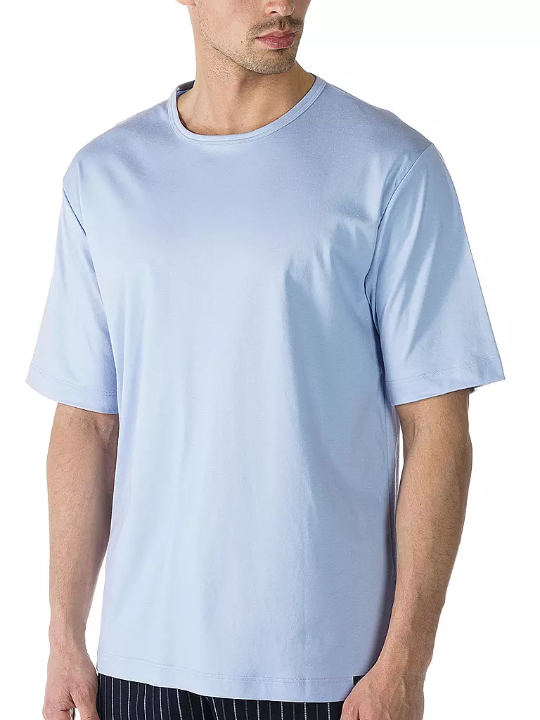 MEY Pyjamashirt blau