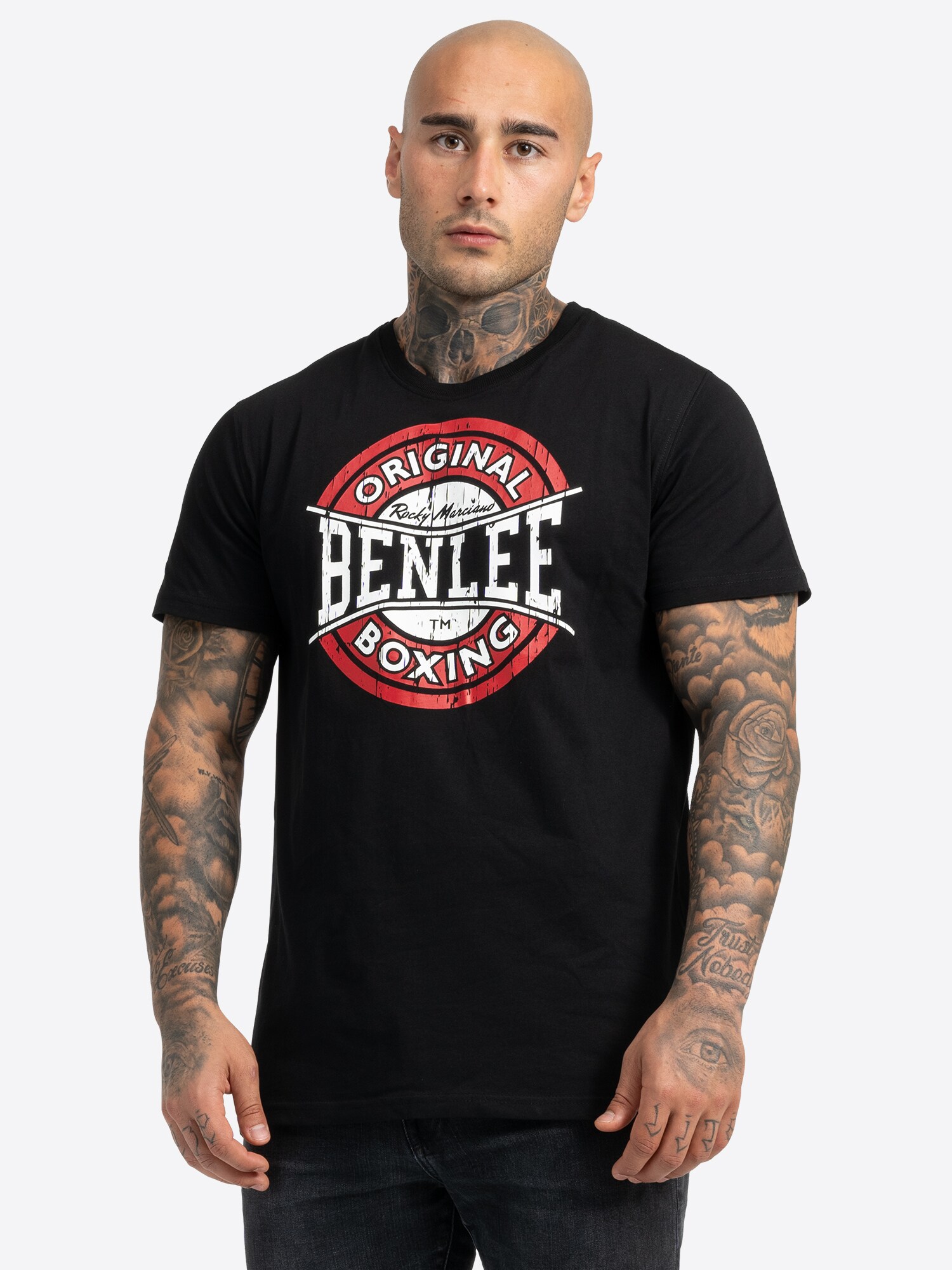 BENLEE Herren T-Shirt normale Passform BOXING LOGO