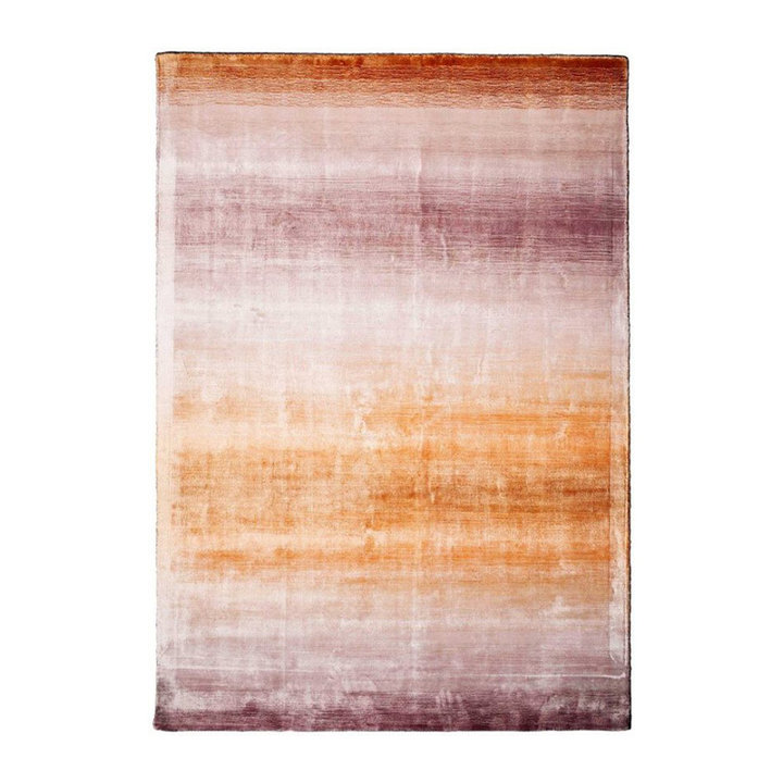 Viscose vloerkleed - Rachelle Oranje | Zonnig
