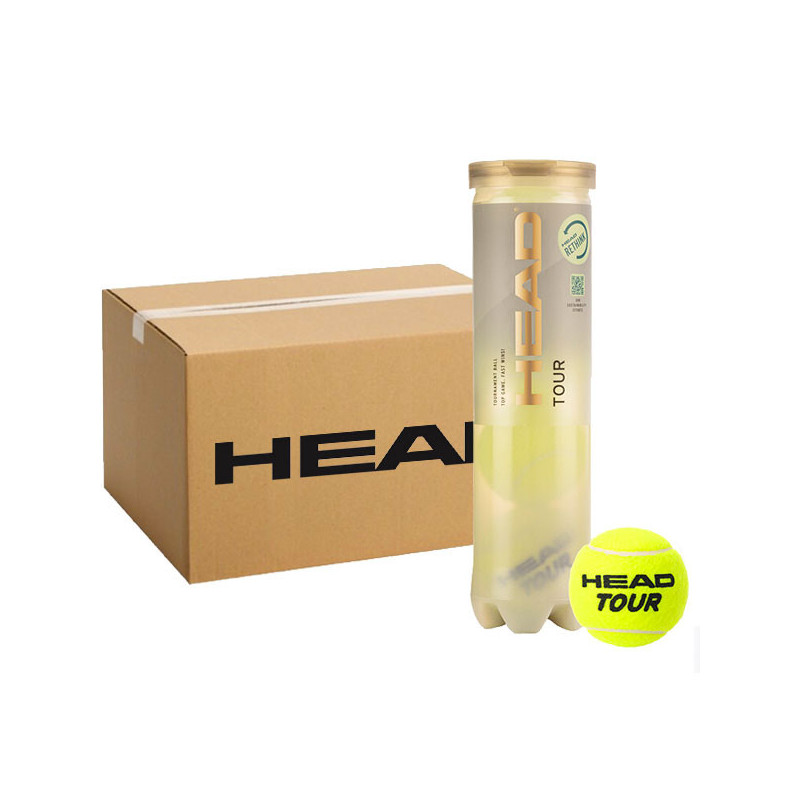 Carton Head Tour 18 tubes 4 balles