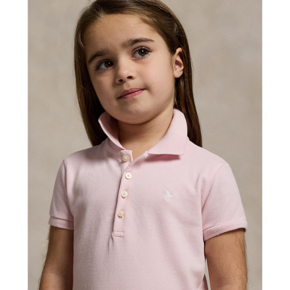 Køb Polo Ralph Lauren Hint Of Pink W/ White Day Kjole