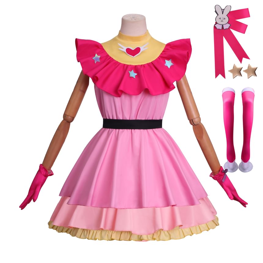 Feravin - Oshi No Ko Hoshino Cosplay Kostuumset / Lange Volledige Pruik
