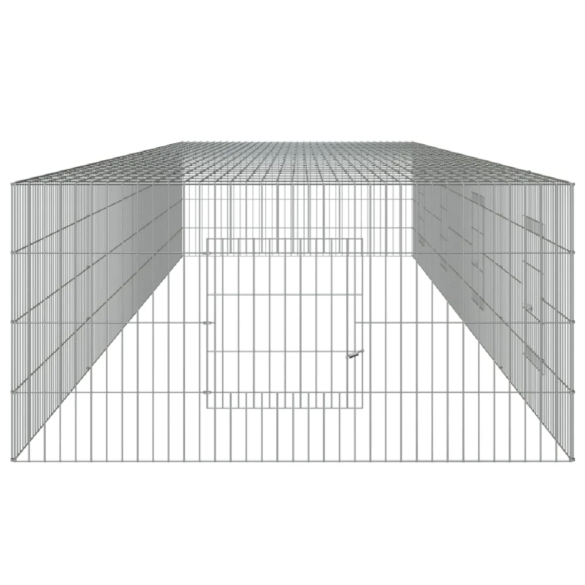 vidaXL Cage à lapin 4 panneaux