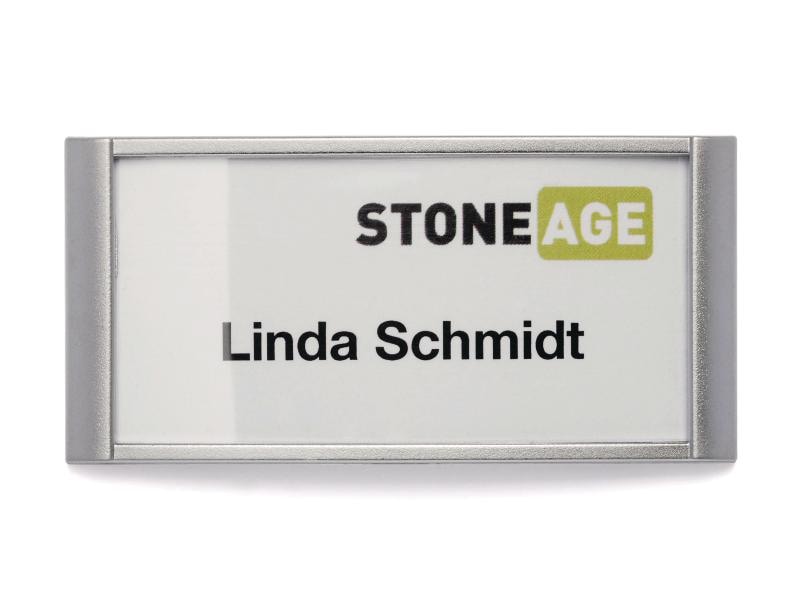 DURABLE Namensschild mit Magnet Classic 30 x 65 mm, 10 Stüc Namensschild mit Magnetbefestigung