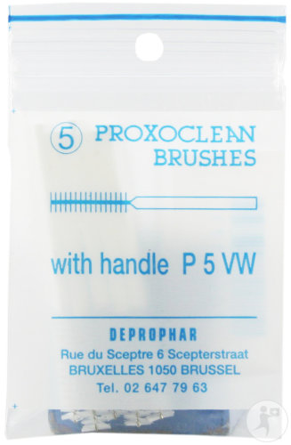 Proximal P5vw Brosse Cylindrique Large Long Avec Manche 5 Pièces
