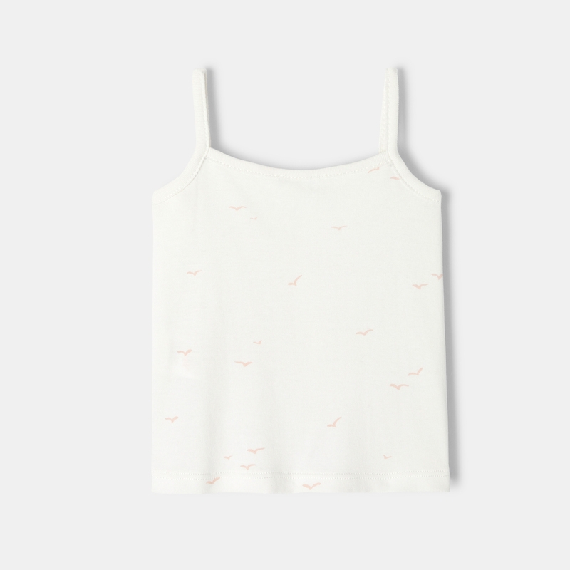 Débardeur en coton bio rose mixte Absorba