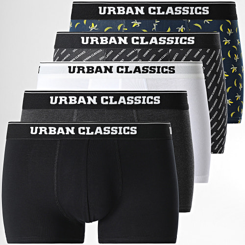 Lot De 5 Boxers TB3846 Noir Blanc Bleu Marine