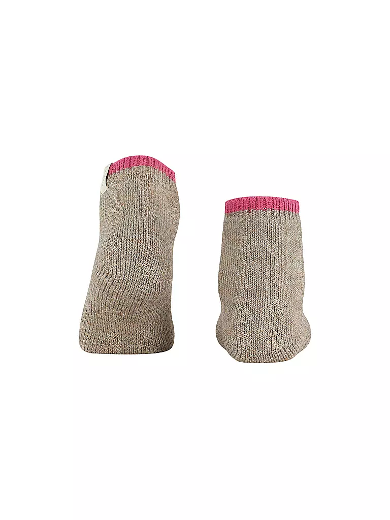 FALKE Socken Cosy Plush nut mel. hellgrau