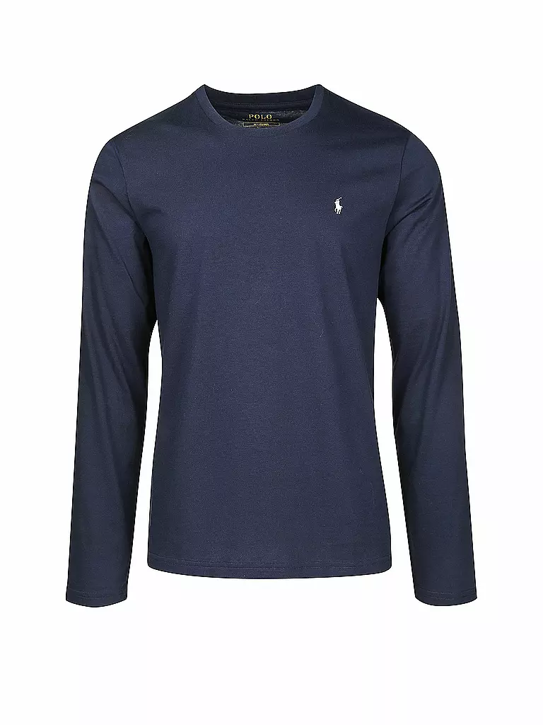POLO RALPH LAUREN Pyjama Langarmshirt Cruise Navy blau