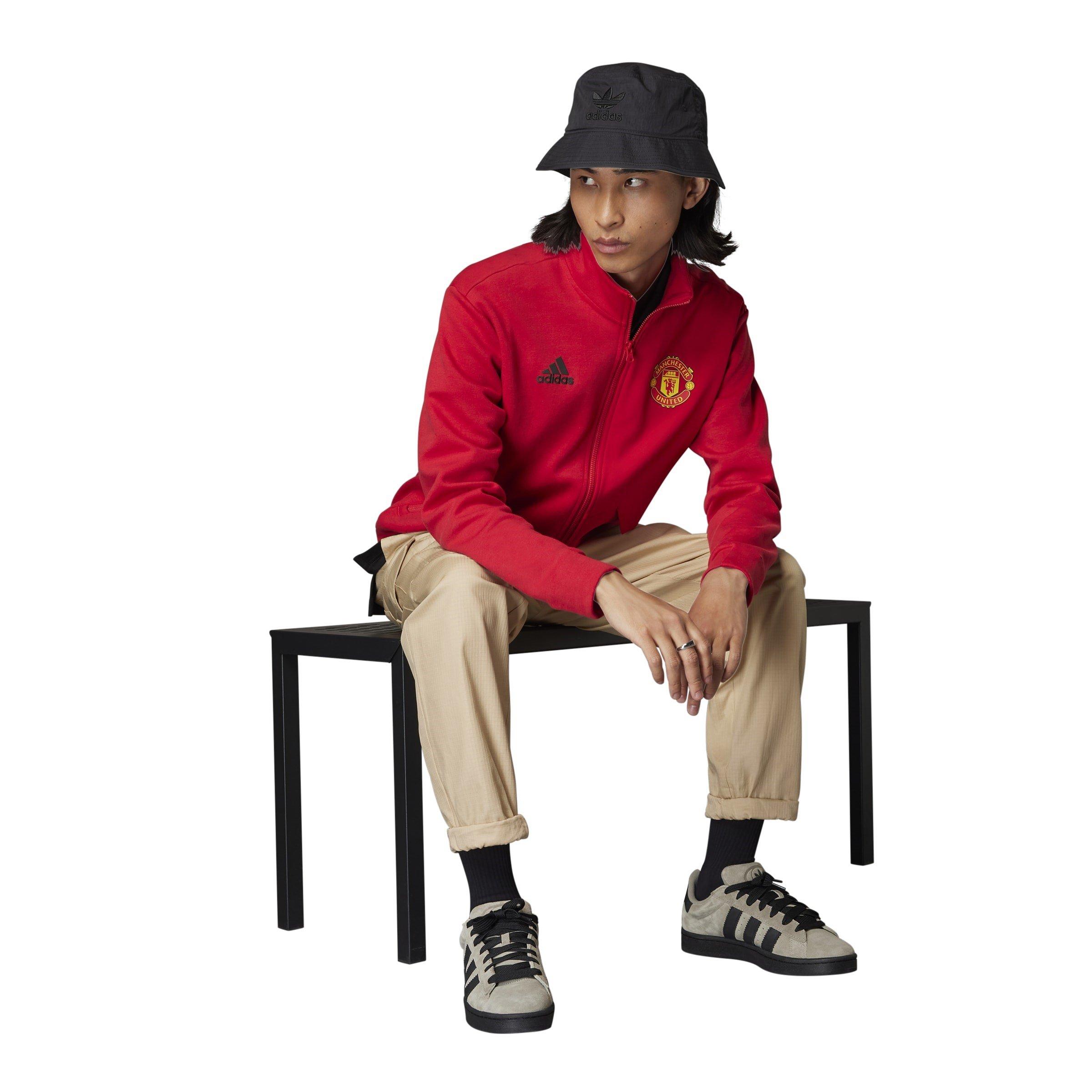 adidas Manchester United Anthem Jacket 2023 2024 Adults