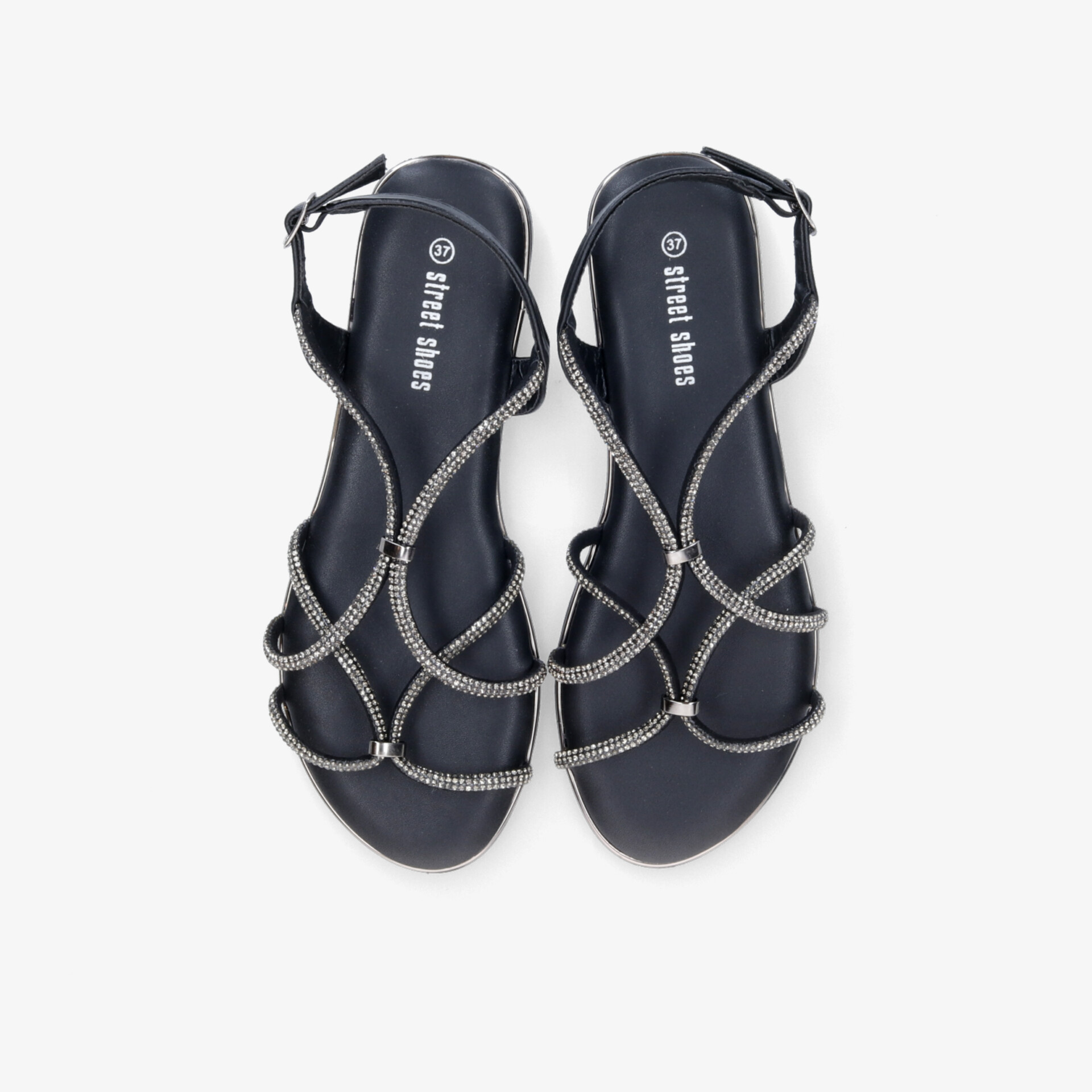 street shoes Damen Sandalen schwarz