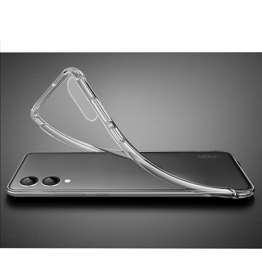 Samsung Galaxy S25 Edge Gummi Case Schutzhülle mit Kameraschutz - Transparent