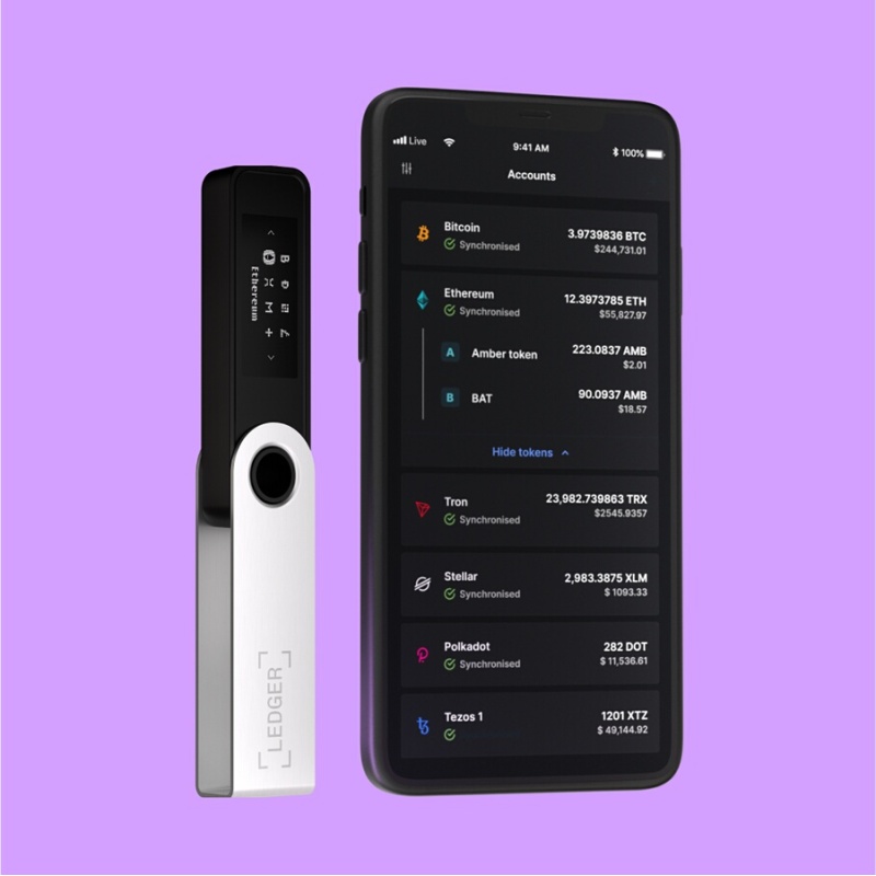 Cryptowallet Ledger Nano S Plus Noir mat