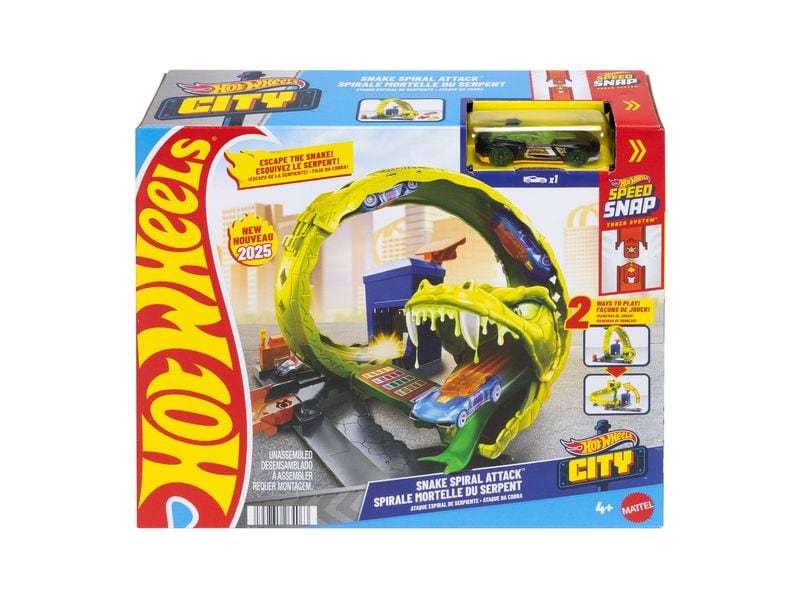 Hot Wheels City Snake Gas Station Fahrzeuge im Massstab 1:64
