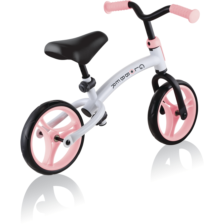 GLOBBER Go Bike Duo weiß pastellrosa