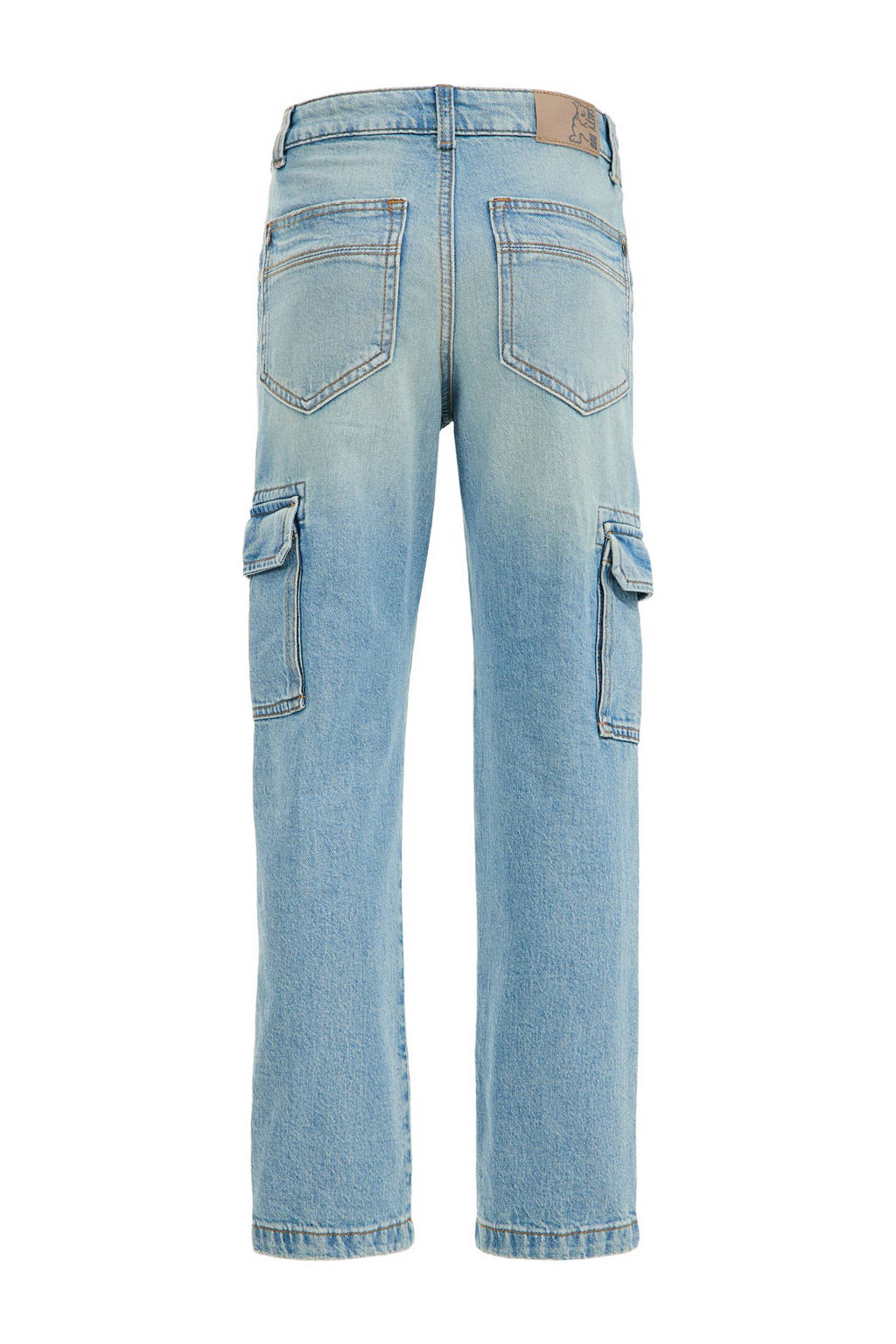 WE Fashion regular fit jeans bleached denim