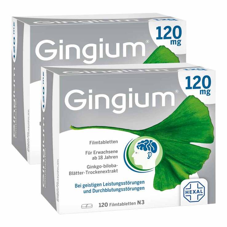 Gingium 120 mg Filmtabletten, 2x120 St