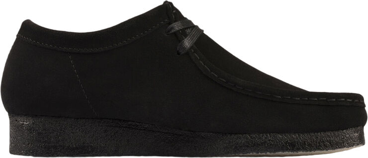 Clarks Originals Wallabee. Black Sde, D, 4 Black suede