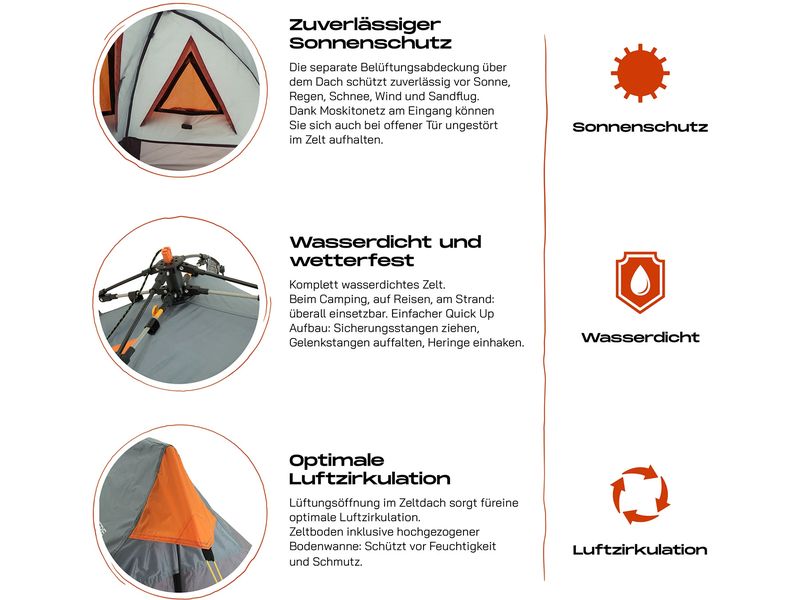 Where tomorrow Where Tomorrow 1 Personen Zelt Dreieck 225 c Einpersonenzelt für Camping
