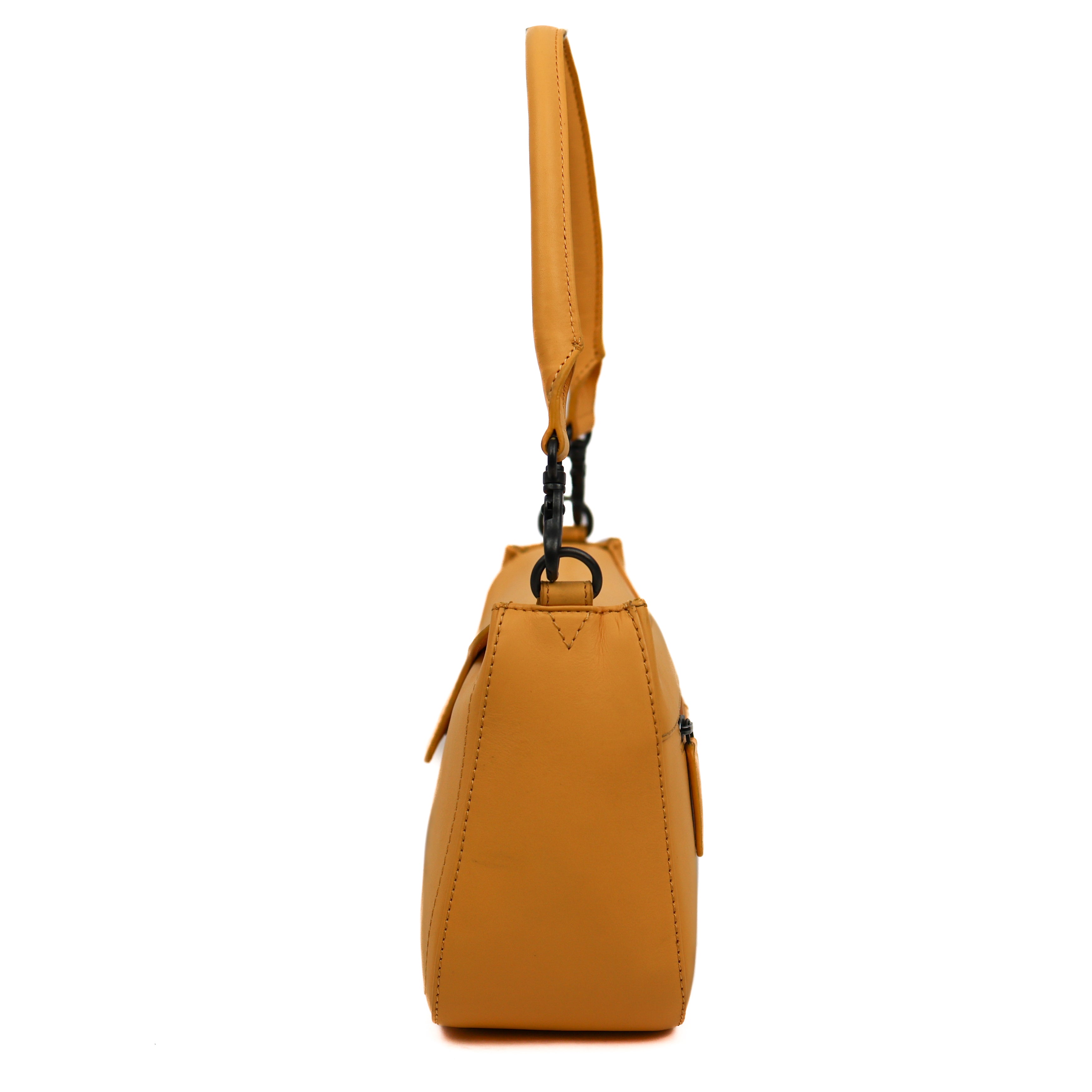 Hand-/schoudertasje met flap 'Fenna' Yellow Yellow
