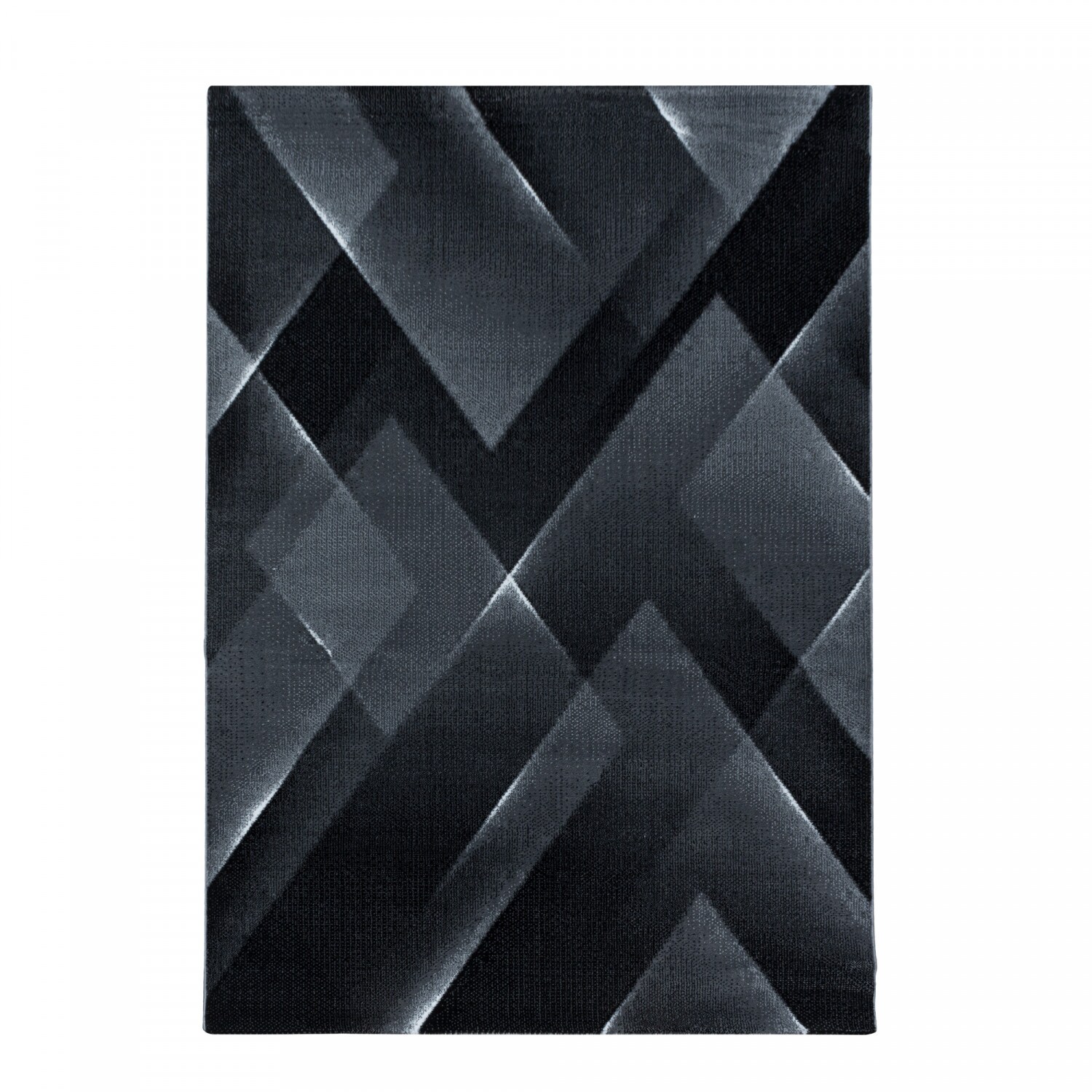Modern Pastellfarbener Webteppich – Abstraktes Muster mit Vintage-Optik