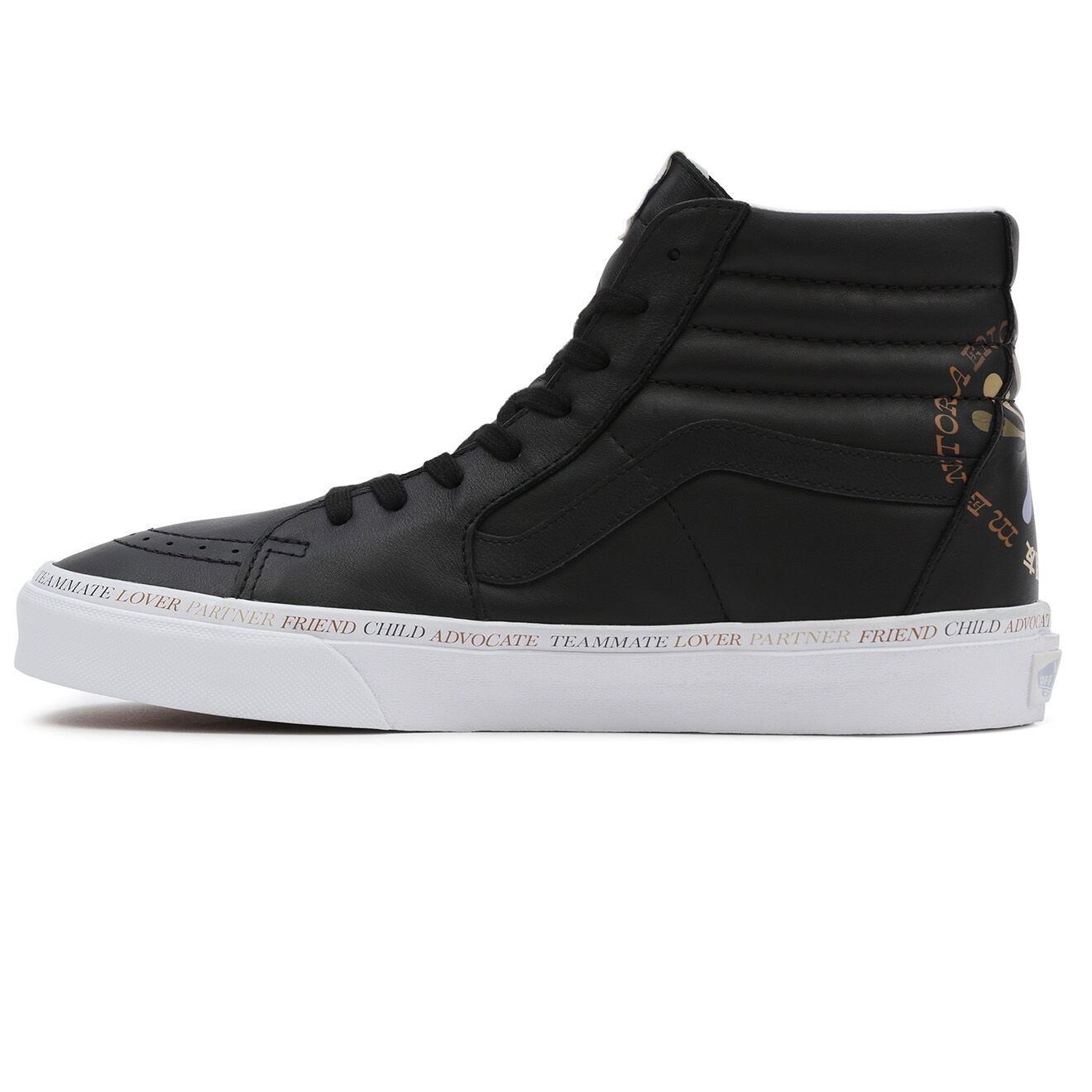 Vans Sneakers en Cuir SK8-Hi noires