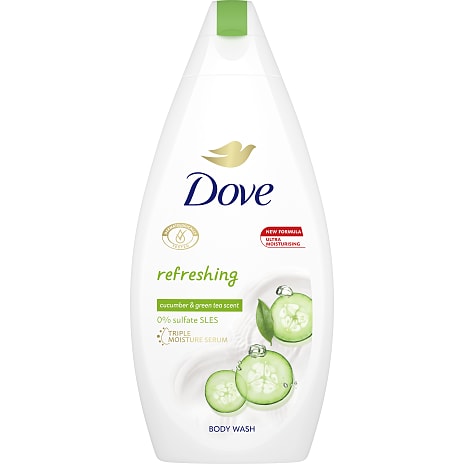 Shower gel m. agurk og grøn te ekstrakt