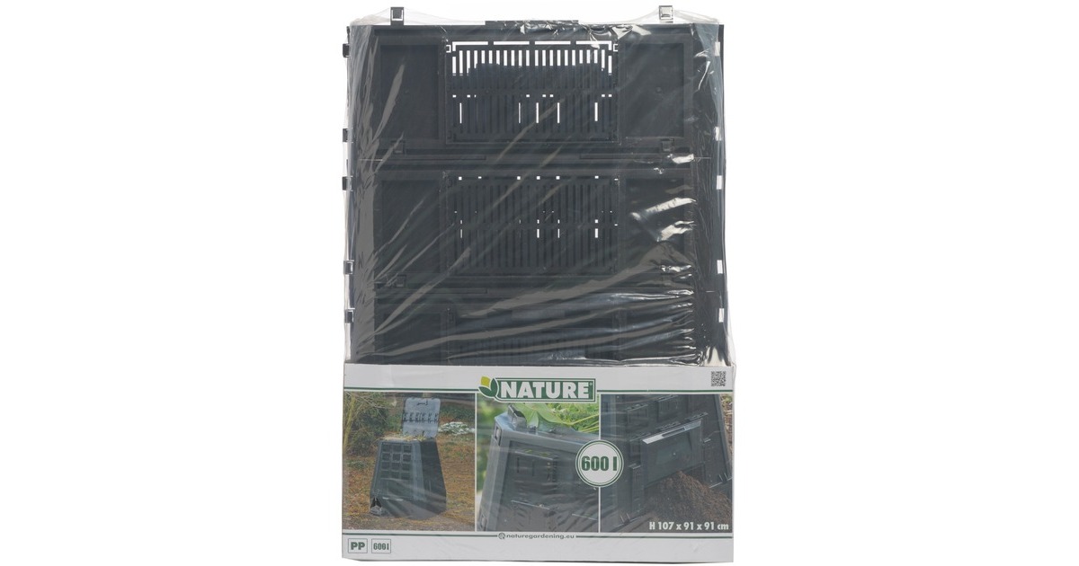 NatureThermo compostsilo compostbak  (Zwart, 600 liter)