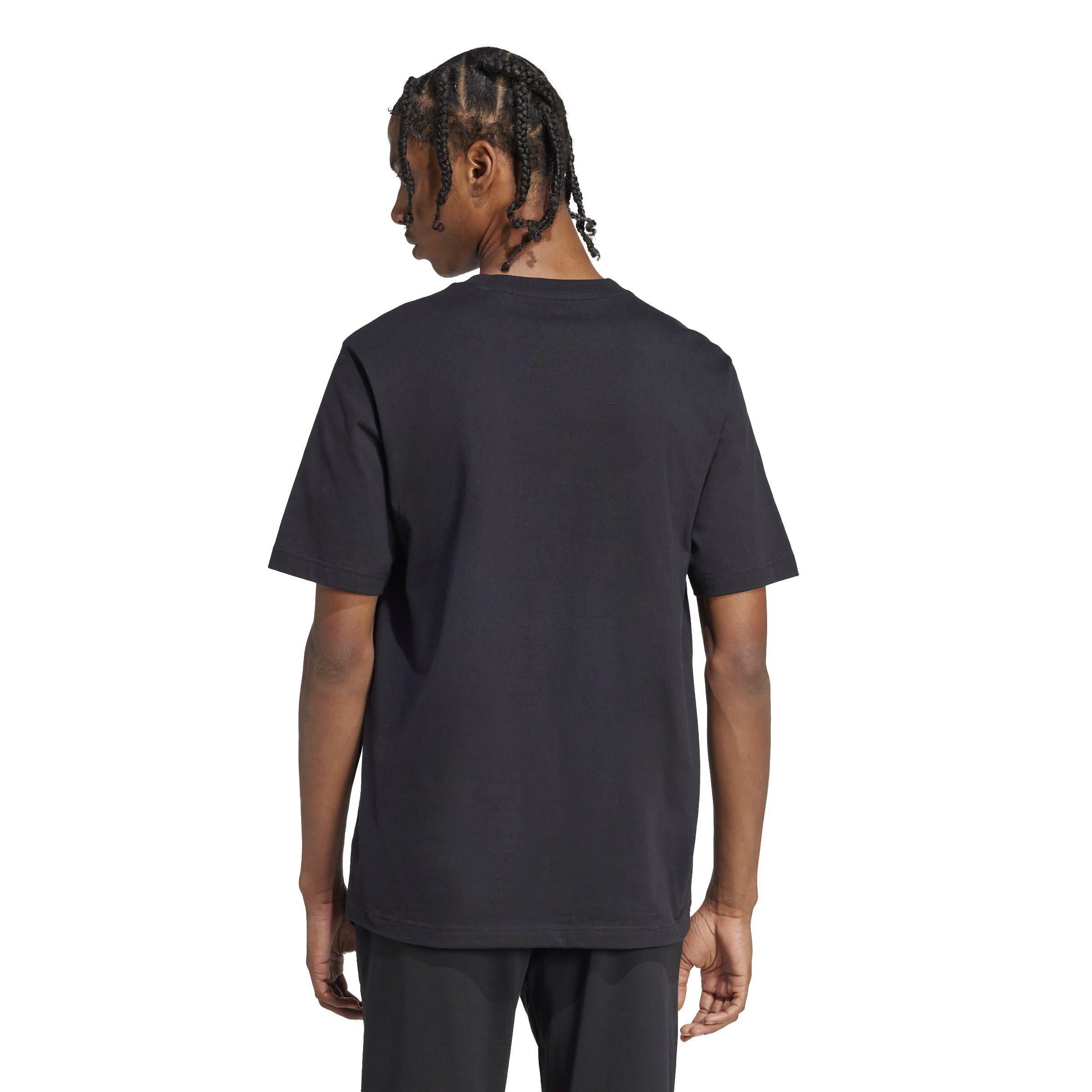 adidas Lounge Slides Graphic Pocket T Shirt Adults