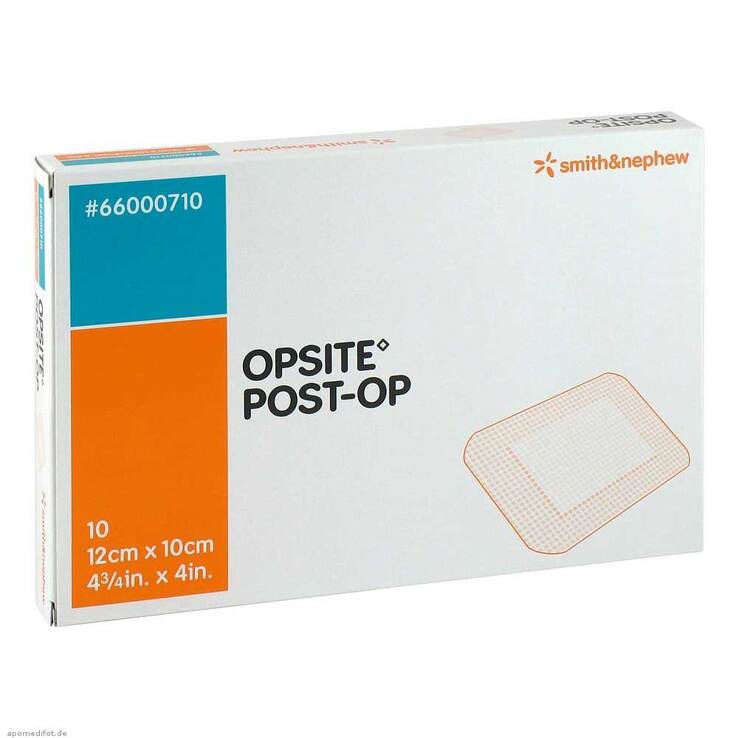 Opsite Post OP 12x10cm Verband, 10X1 St