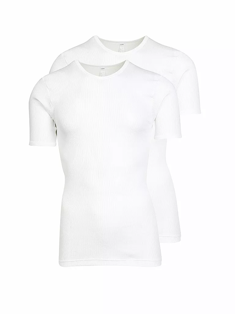 HUBER T-Shirt 2-er Pkg. weiss