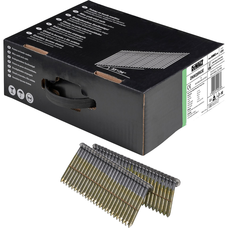 DeWALT constructienagel W-WIRE Geringd 2.8x63mm