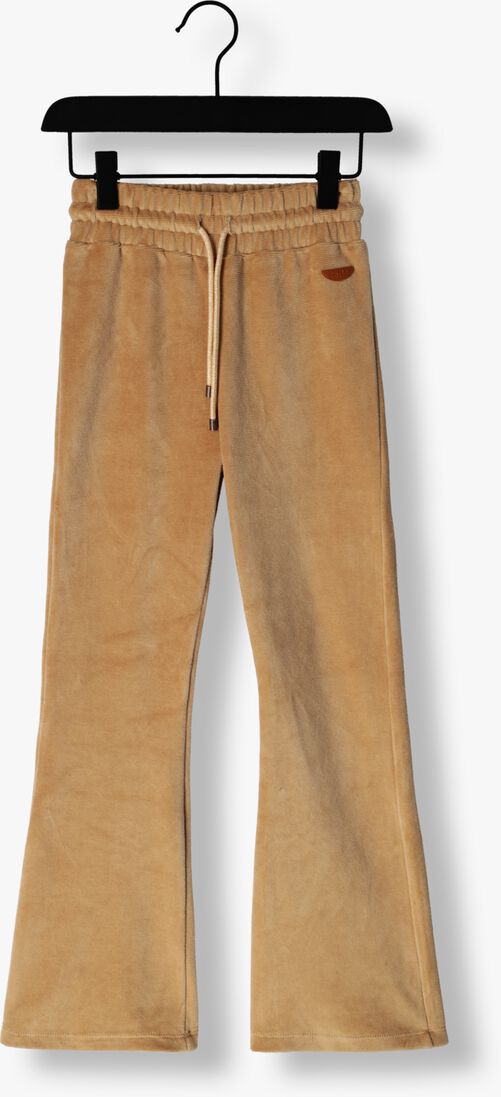 NONO zand nono flared broek sady girls rib flared pants sand