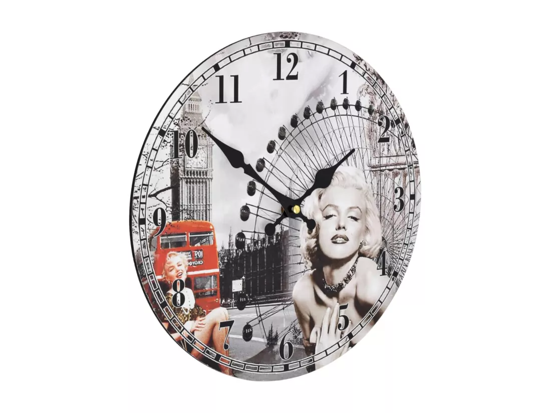 Horloge murale vintage 30 cm