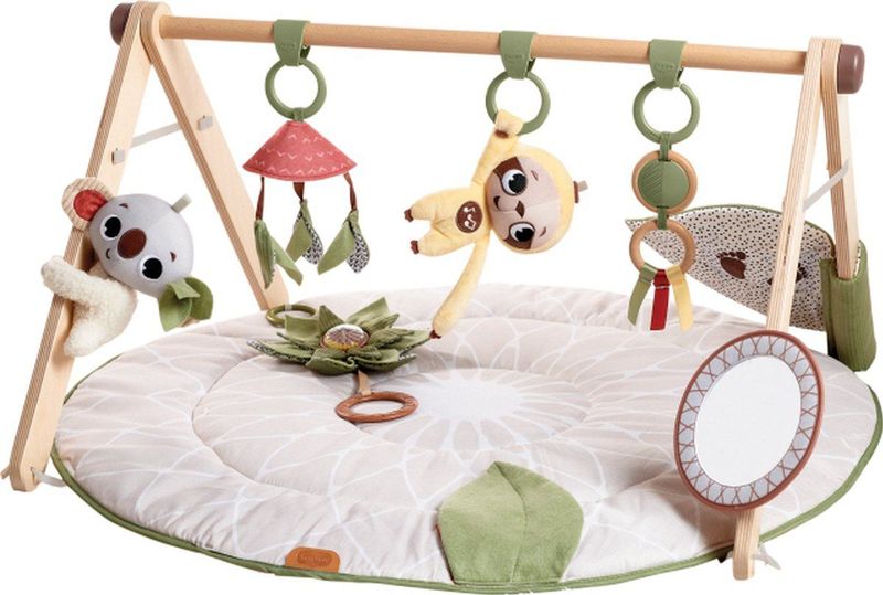 Tiny Love Boho Chic Luxe Developmental Gymini, Speelkleed voor Baby's, Houten Speelgoed Boog, Vanaf 0 Maanden