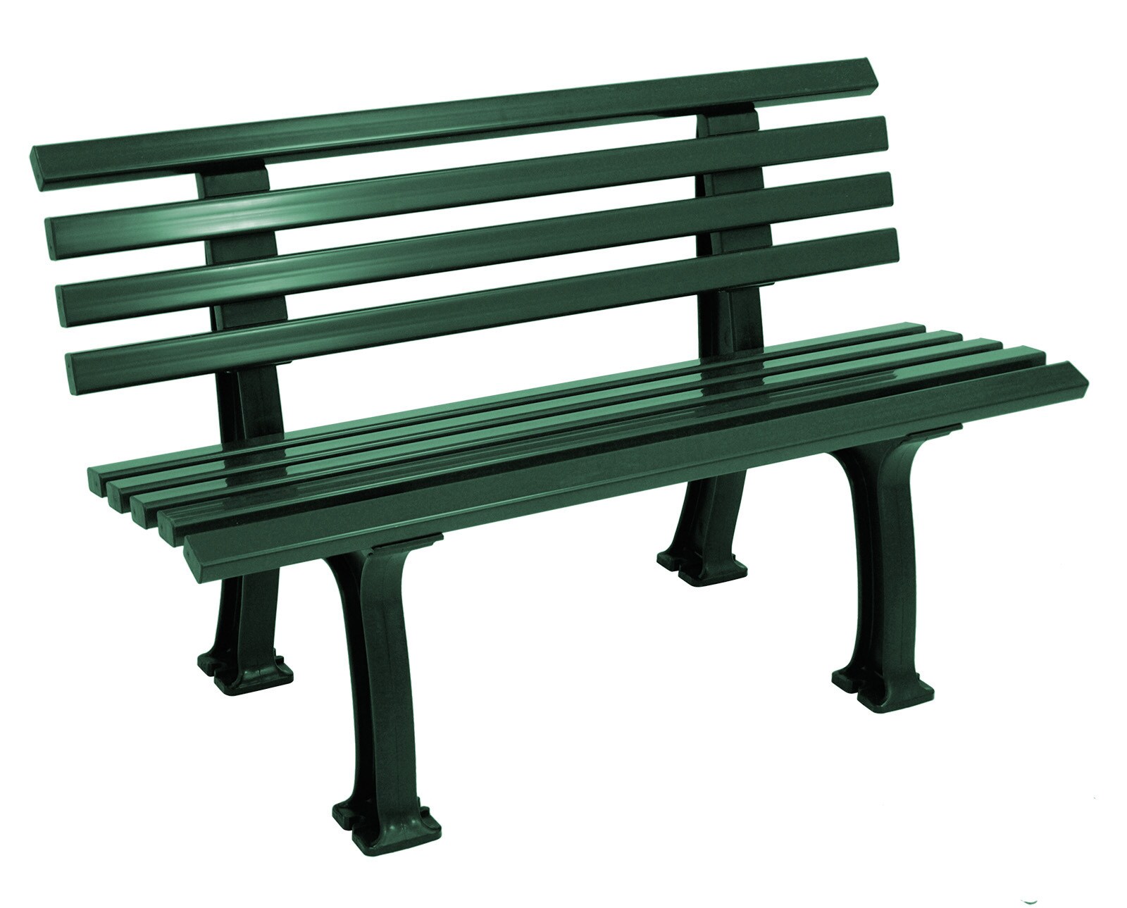 gartenmoebel-einkauf Bank IBIZA 2-sitzer, Kunststoff grün