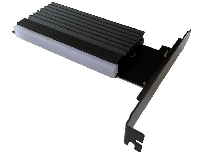 LC-Power LC-PCI-M2-NVME-ARGB PCI Express Karte für eine M.2-NVME-SSD