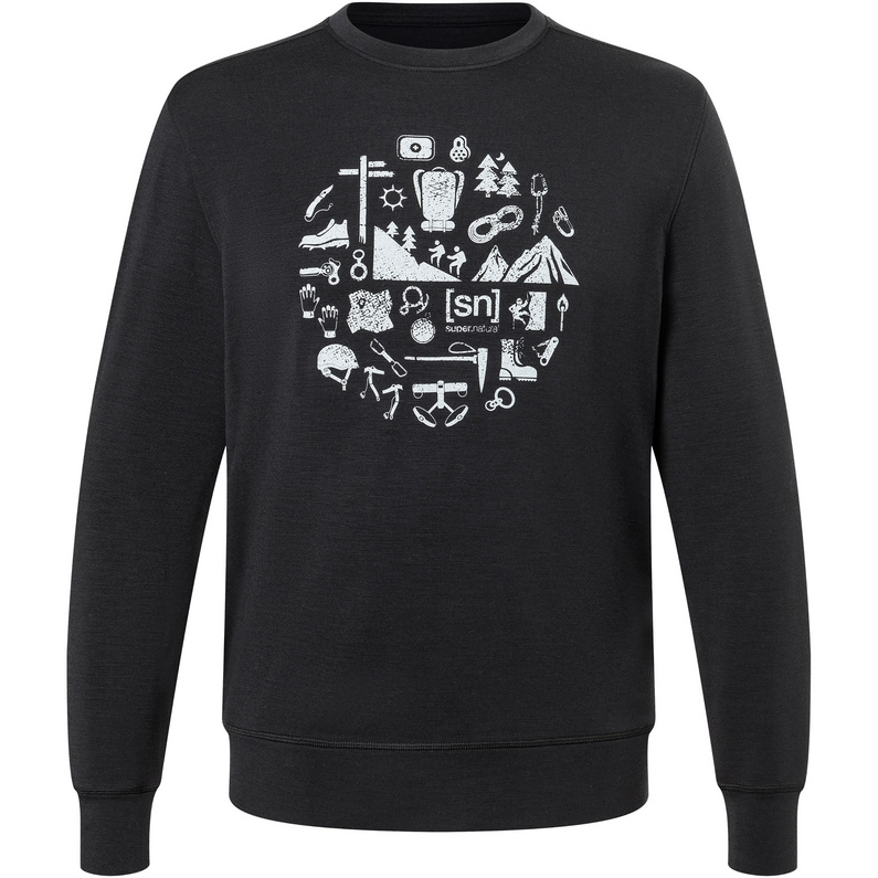 Super.Natural Herren Well Equipped Crew Pullover