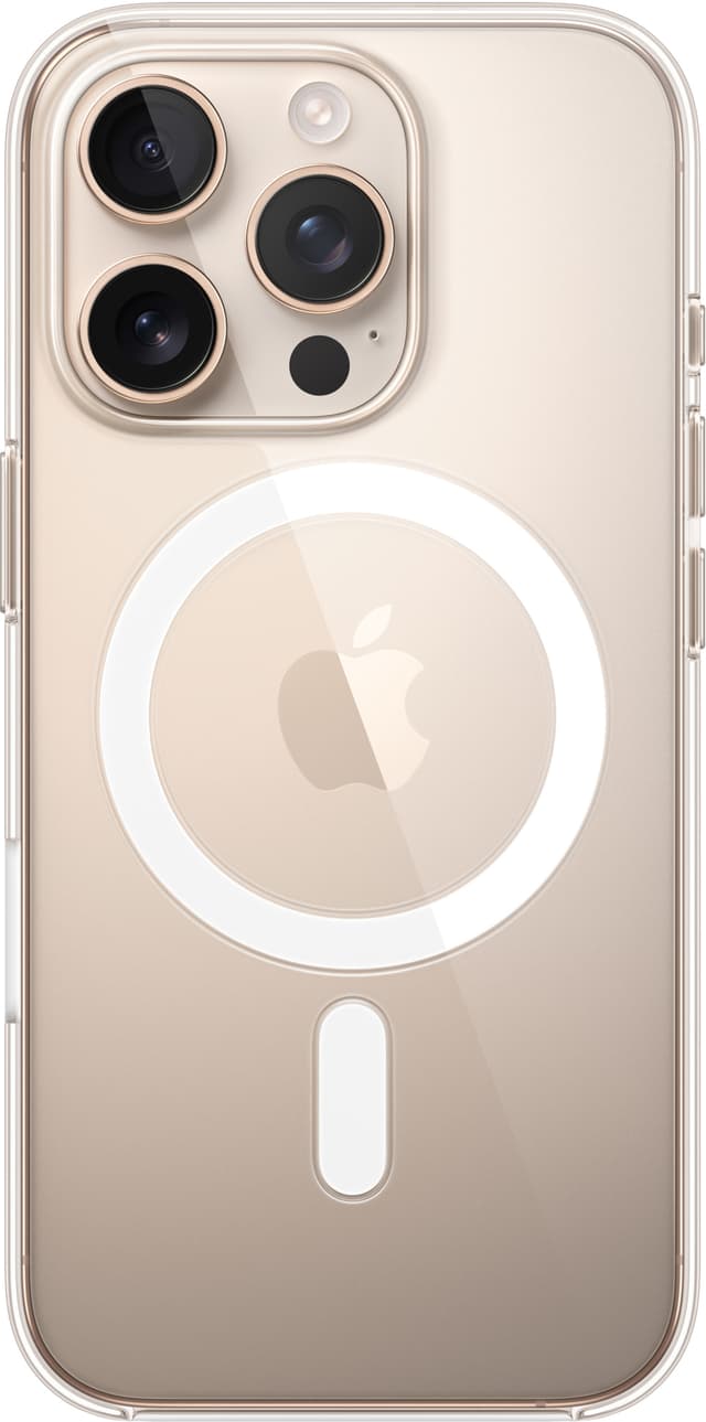 Apple iPhone 16 Pro mobiltelefon etui (Gennemsigtig)
