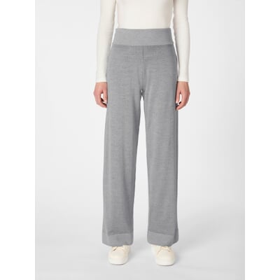 Damen-Strickhose, Hellgrau