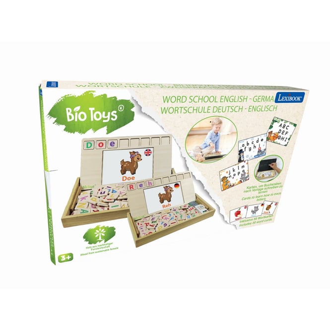 Bio Toys  - Lernkasten Wortschule Englisch - Deutsch