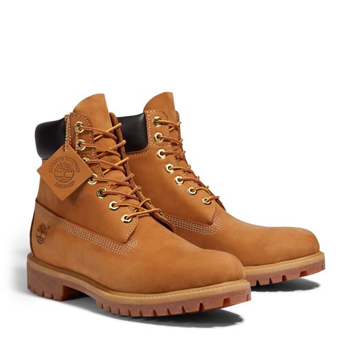 Timberland 6 Inch Premium Støvler, Wheat Nubuck, 40