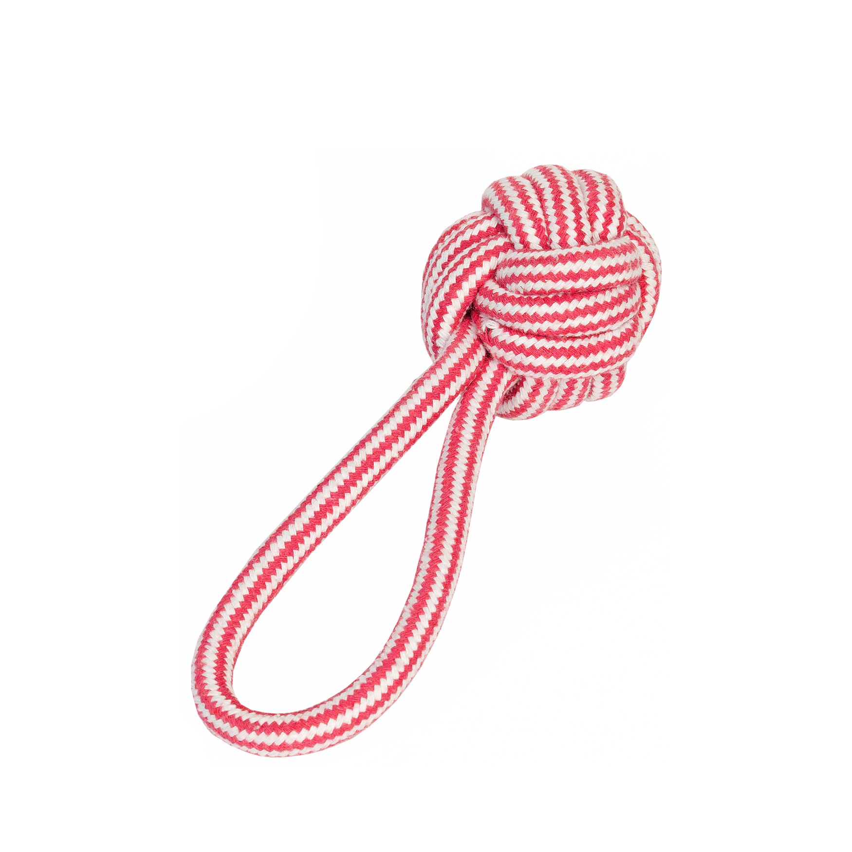 Hundespielzeug Tau Knoten mit Schlaufe 21 cm