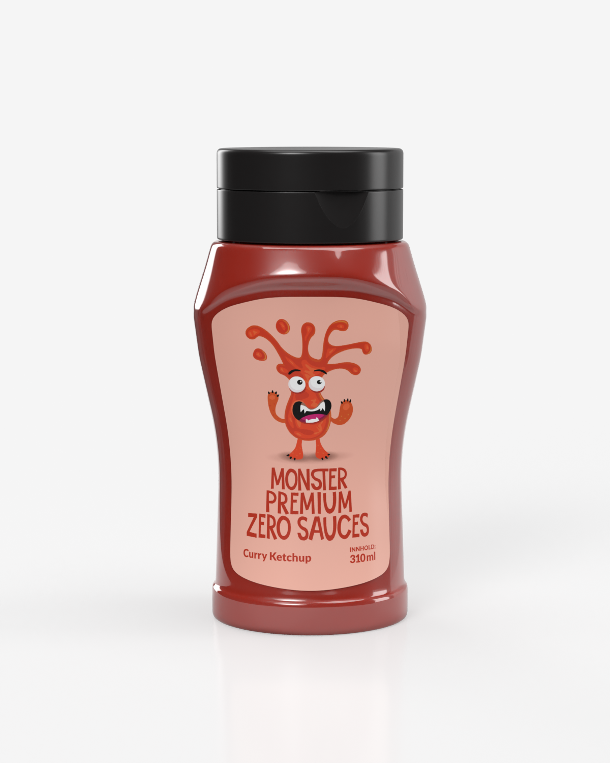 Monster Premium Zero Calorie Sauces - Curry Ketchup - TREPAKNING!