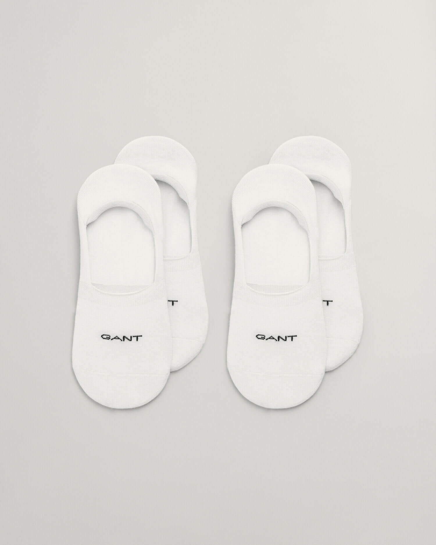 Gant Füsslinge »INVISIBLE SOCKS 2-PACK« mit Silikonbesatz am Fersenbereich