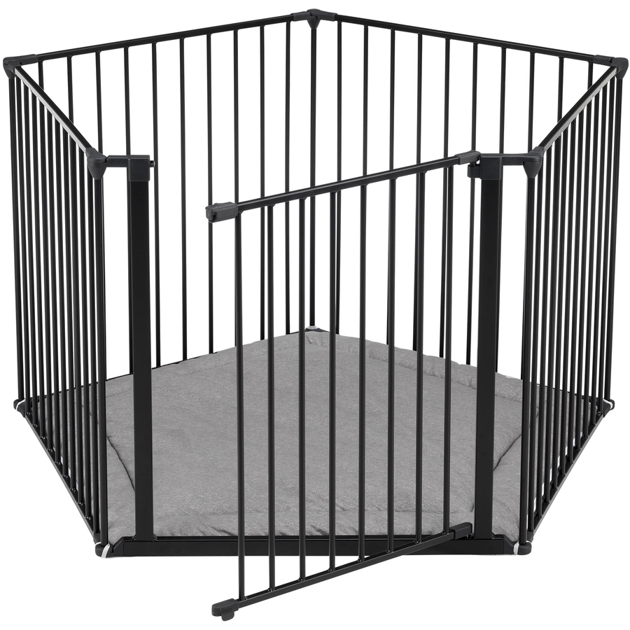 BabyDan Park-A-Kid Laufgitter 365 cm, schwarz