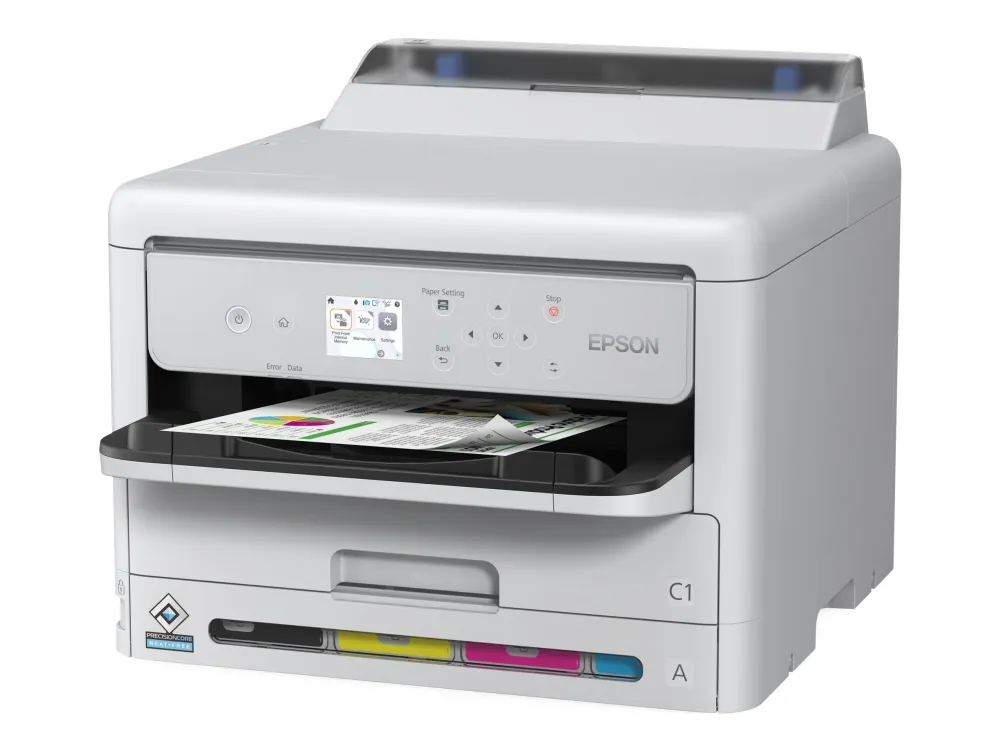 Epson WorkForce Pro WF-C5390DW BAM - Printer - farve - Duplex - blækprinter - A4/Legal - 4800 x 1200 dpi - op til 25 spm (mono) / op til 25 spm (farve) - kapacitet: 330 ark - USB, Wi-Fi, Gigabit LAN