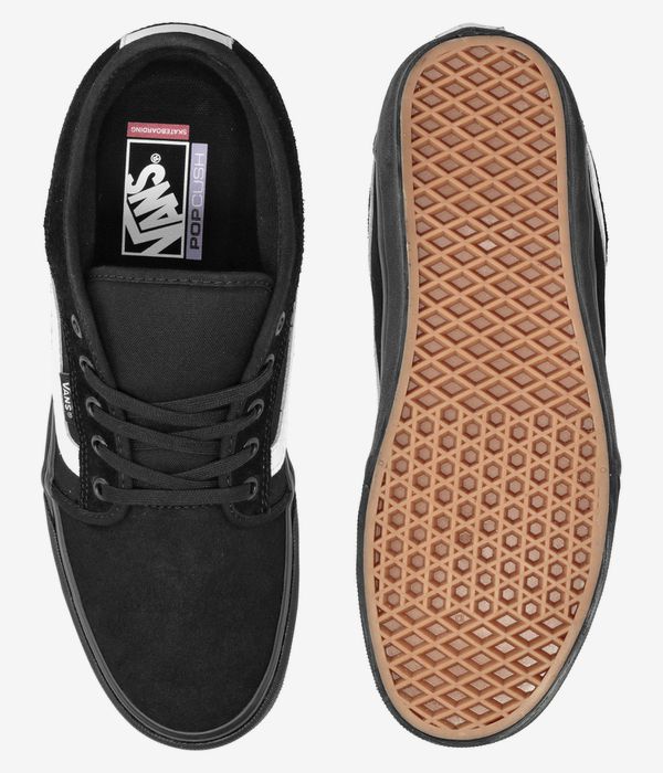 Vans Chukka Low Sidestripe Schuh (black black white)