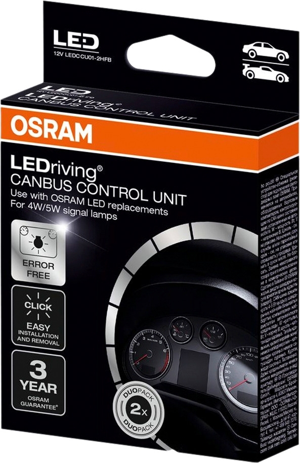 Osram LEDriving Canbus Control Unit Vermeidung der Lampenausfallerkennung für LED-Retrofit-Lampen