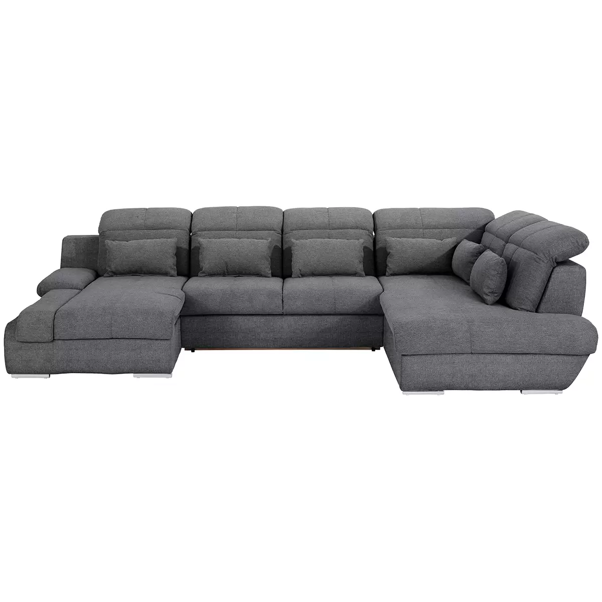 Wohnlandschaft Multi 135 x 301 Dunkelgrau